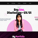 My Portfolio. Un proyecto de Diseño y UX / UI de Ana Herrera Cotrina - 24.07.2024
