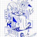 My project for course: Dreamlike Illustration: Draw Your Imagination. Traditional illustration, Drawing & Ink Illustration project by Mai Sela - 08.18.2024