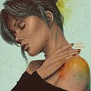 Mi proyecto del curso: Retrato ilustrado con Procreate. Ilustração tradicional, Ilustração vetorial, Ilustração digital, e Desenho de retrato projeto de Rocío Alonso Castillo - 17.08.2024