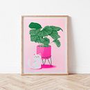 Risographie chat plante. Een project van Craft, Digitale illustratie y Printen van Laura Wohlgehaben - 18.08.2024