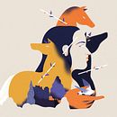 W.B.Yeats - Book Illustrations. Un projet de Illustration numérique de Sandra Rilova - 20.08.2024