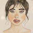 My project for course: Watercolor Portrait from a Photo . Ilustrasi tradisional, Lukisan Cat Air, Dan Menggambar Potret proyek oleh Jess Ica - 08.20.2024