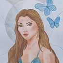 My project for course: Stylized Portraits in Watercolor Ein Projekt aus dem Bereich Traditionelle Illustration, Malerei, Aquarellmalerei und Porträtzeichnung von Vera Ester - 21.08.2024