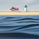 Fog at Race Point. Painting project by Derek Macara - 08.22.2024
