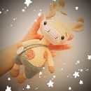 Mi proyecto del curso: Amigurumi para principiantes: teje animales en crochet . % Talina Alejandre tarafından hazırlanan Sanat ve El Sanatları, O, uncak Tasarımı, Tığ işi, Amigurumi, Ve Tekstil Tasarımı projesi - 08.21.2024