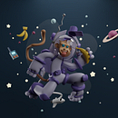 Mi proyecto del curso: Creación de personajes en 3D con Blender. 3D, Character Design, 3D Modeling, 3D Character Design, and 3D Design project by Joseph León - 08.23.2024