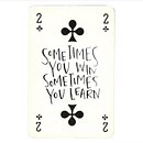 Handlettering - win/learn. Graphic Design project by Yolien De Moor - 08.23.2024