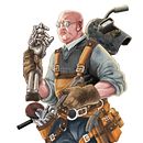 The prosthetic mechanic. Design de personagens, Pintura digital, Concept Art e Ilustração digital projeto de HALDEY LEONARDO - 18.08.2024