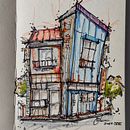 Proyecto Final Curso Scketchbook with markers. Traditional illustration project by Daniel Gandour - 08.25.2024