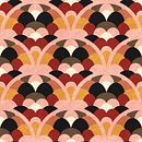 Scallop Pattern Art Deco. Graphic Design, Pattern Design, and Digital Illustration project by Diogo Viana - 08.26.2024