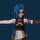 Mi proyecto del curso: Zbrush: modelado de un personaje estilizado-jinx. 3D, Character Design, 3D Modeling, 3D Character Design, and 3D Design project by julian Colmenares - 08.27.2024