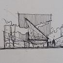 Mi proyecto del curso: Sketching diario para arquitectos. Un projet de Architecture, Esquisse , Dessin et Illustration architecturale de Manuel Reyes - 27.08.2024