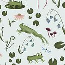 My project for course: Designing for Kids: Create Playful Patterns. Projekt z dziedziny Trad, c, jna ilustracja, Projektowanie produktowe, Pattern design, Ilustracja c, frowa i Ilustracje dla dzieci użytkownika Brittany Schmid - 28.08.2024