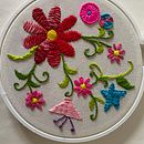 Mi proyecto del curso: MOSTRARIO Bordado contemporáneo con puntos tradicionales mexicanos . Arts, Crafts, Embroider, Fiber Arts, and Textile Design project by Jeanine Bonilla - 08.28.2024