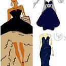 Mi proyecto del curso: Ilustración de moda con acuarela: silueta, color y fluidez. Un progetto di Illustrazione di moda di launalopi1974 - 01.09.2024