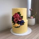 Mi proyecto del curso:  Cake design: flores de crema de mantequilla con espátula. DIY, Floral, and Plant Design project by dulceflorapasteleria - 09.01.2024