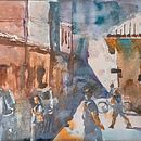 My project for course: Watercolor Fundamentals: Light and Color. Architectural Illustration, Painting, and Watercolor Painting project by Anna - 09.02.2024