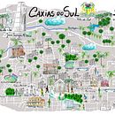 Meu projeto do curso: Criação de mapas ilustrados: transmita a essência da cidade Ein Projekt aus dem Bereich Zeichnung, Traditionelle Illustration, Digitale Illustration, Infografik und Digitale Malerei von Vera Elenita Medeiros - 04.09.2024