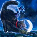 O Meu projeto do curso: O GATO E A BRUXA EM PINTURA ATMOSFÉRICA. Un proyecto de Dibujo digital, Ilustración digital e Ilustración editorial de Társis Araújo Magalhaes Ramos - 05.09.2024