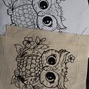 Mi proyecto del curso: Dibujo con hilo. Drawing, Embroider, Fiber Arts, Traditional illustration, Realistic Drawing, and Textile Design project by Lany Gutierrez - 09.03.2024