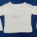 Mi proyecto del curso: Introducción a la técnica de hileras cortas en crochet para ropa. Un projet de DIY, St, lisme, Art textile , et Design textile de adalbertbrugui - 07.09.2024