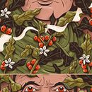 Entre Hojas de Café. Un proyecto de Ilustración digital y Diseño gráfico de Hernández - 07.09.2024