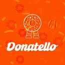 Donatello-Donuts-Packaging y logo. Design, and Packaging project by Manuel Narvaez - 09.08.2024