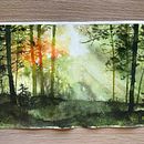 Mi proyecto del curso: Paisajes de ensueño con acuarela: plasma la luz. Projekt z dziedziny  Malarstwo i Malowanie akwarelą użytkownika rosa_pb21 - 09.09.2024
