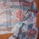 Mi proyecto del curso: Técnicas de pintura en seda. Fashion Design, Painting, DIY, Textile D, eing, and Textile Design project by Aure Valentín Solari - 09.09.2024