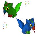 Pokemon Jade y Obsidiana . Design de caractere de michele_villamizar - 09.09.2024