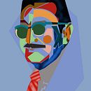 Mi proyecto del curso: Retrato geométrico con Procreate. Un progetto di Illustrazione digitale e Illustrazione tradizionale di Maria Torres - 23.12.2023