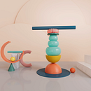 Mi proyecto del curso: Técnicas de modelado y animación 3D con Cinema 4D. Een project van 3D, 3D-animatie,  3D-ontwerp y  3D-modellering van Karina González - 10.09.2024