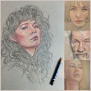 My project for course: Illustration with Pastel and Coloured Pencils Ein Projekt aus dem Bereich Traditionelle Illustration, Zeichnung, Bleistiftzeichnung, Realistische Zeichnung, Artistische Zeichnung, Bildende Künste und Porträtzeichnung von siuman_only - 10.08.2024