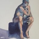 My project for course: The Human Figure in Watercolor. Fine Arts, Figure Drawing, Realistic Drawing, Traditional illustration, Painting, and Watercolor Painting project by Anna - 09.10.2024