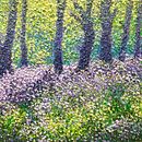 Bluebell woodland setting. Un projet de Peinture à l'huile de Colin Clark - 11.09.2024
