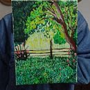 Mi proyecto del curso: Introducción a la pintura de paisajes en acrílico. Een project van  Acr, lschilderij, Traditionele illustratie y Schilderij van Francisca Blanco - 11.09.2024