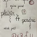 Mon projet du cours : Bullet journal créatif : boostez votre productivité. Un proyecto de Artesanía, DIY, H, lettering, Ilustración tradicional, Lettering, Gestión y productividad							 de Cécile Camatte - 12.09.2024