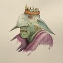 Mój projekt z kursu: Rysowanie postaci ze świata fantasy ołówkiem i akwarelami Przewodnik. Een project van Ontwerp van personages,  Tekening, Schilderij, Tekening met potlood y Aquarelschilderen van Paweł Łojko - 13.09.2024