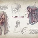 Mein Abschlussprojekt für den Kurs: Fantasy-Zeichnungen in Graphit und Aquarell: Ein Praxisleitfaden. Een project van Ontwerp van personages,  Tekening, Schilderij, Tekening met potlood y Aquarelschilderen van dominika_h2009 - 15.09.2024