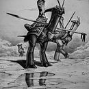 The Dark Forest - Banished from the Salt flat (Desterrados del Salar). Artistic Drawing, Drawing, Traditional illustration, and Character Design project by D LOV - 04.25.2024