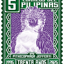 Vintage Stamp inspired featuring The Philippine Eagle. Ilustração vetorial projeto de ERLDAN TAPIA - 16.09.2024