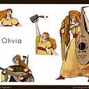 My project for course: Captivating and Dynamic Character Creation. Een project van Ontwerp van personages, Digitale tekening, Digitale illustratie y Traditionele illustratie van Polina Rybalko - 15.09.2024
