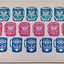My project for course: Introduction to Block Printing. Un progetto di Illustrazione tradizionale, Artigianato, Pattern design, Stampa, Incisione e Stampa tessile di aegpicard - 16.09.2024