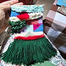 Mi proyecto del curso: Introducción al tejido en telar de bastidor. Een project van  Interieurdecoratie, Ontwerp van accessoires, Textiel, Weven y Textielontwerp van Elena Sanchez Clemente - 18.09.2024