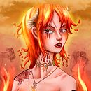 Mi proyecto del curso: Retratos digitales de fantasía con Photoshop - Lilith Dracktarian, la última princesa heredera Ein Projekt aus dem Bereich Zeichnung, Porträtzeichnung, Digitale Zeichnung, Traditionelle Illustration, Digitale Illustration und Digitale Malerei von Raul Yanquen Puerta - 18.09.2024