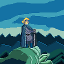 Meu projeto do curso: Introdução ao desenho de personagens em pixel art. Un proyecto de Diseño de personajes, Videojuegos, Pixel art y Diseño de videojuegos de Lúcio Arnaldo do Nascimento - 18.09.2024