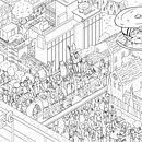 Meu projeto do curso: Ilustração estilo Search and Find no Procreate. Traditional illustration, Digital Illustration, and Sketchbook project by chicoalves_art - 09.16.2024