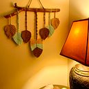Mi proyecto del curso: Creación de piezas decorativas con hojas de macramé. Un proyecto de DIY y Macramé de Melissa Di Paz - 21.09.2024