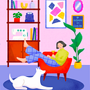 My project for course: Colorful Digital Illustration in Procreate. Un projet de Dessin numérique, Illustration numérique, Dessin et Illustration traditionnelle de Ngọc Trần - 21.09.2024