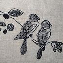 Mi proyecto del curso: Introducción al bordado en blackwork. Projekt z dziedziny  Haft, Wzornictwo tekst i liów użytkownika Verena Remmele - 22.09.2024